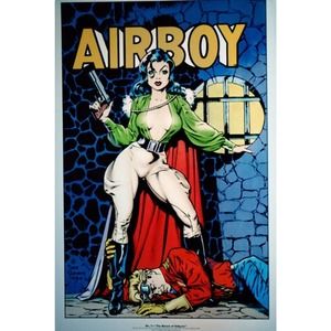 RETURN OF THE VALKYRIE POSTER DAVE STEVENS NO. 7 1987 SEALED Original VINTAGE